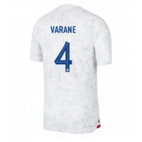 Fotbalové Dres Francie Raphael Varane #4 Venkovní MS 2022 Krátký Rukáv